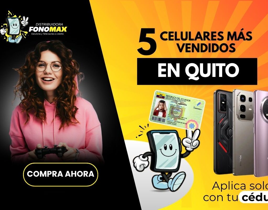 los celulares mas vendidos en Quito