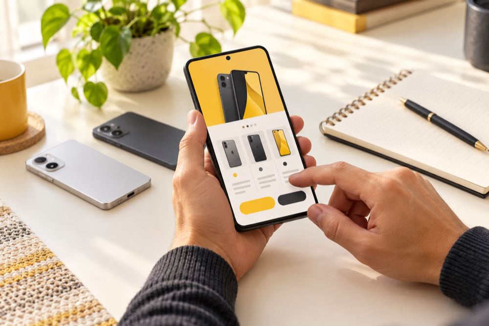 Consulta de celulares desde casa para comprar con FONOMAX en Quito