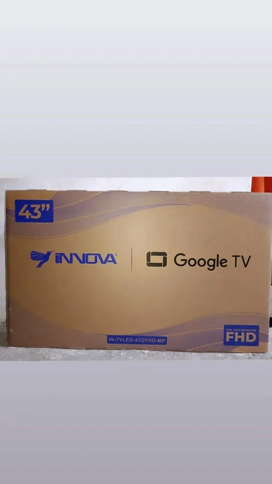 INNOVA Google TV de 43 pulgadas: cajas de televisores vendidos por FONOMAX
